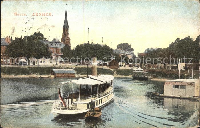 Arnhem Haven Dampfer Kirchturm