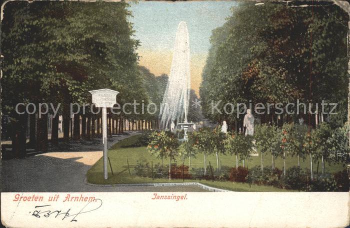 Arnhem Janssingel Fontein Statue