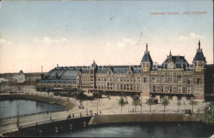 Amsterdam Niederlande Cetraal Statior