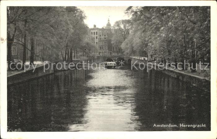 Amsterdam Niederlande Herengracht