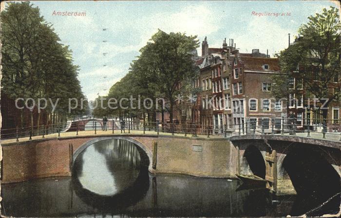 Amsterdam Niederlande Regullersgracht