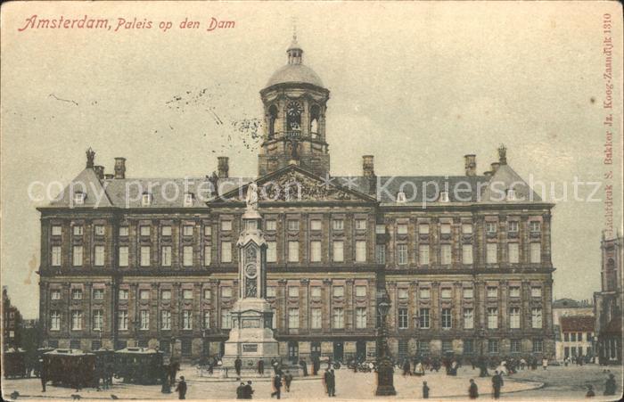 Amsterdam Niederlande Paleis Dam