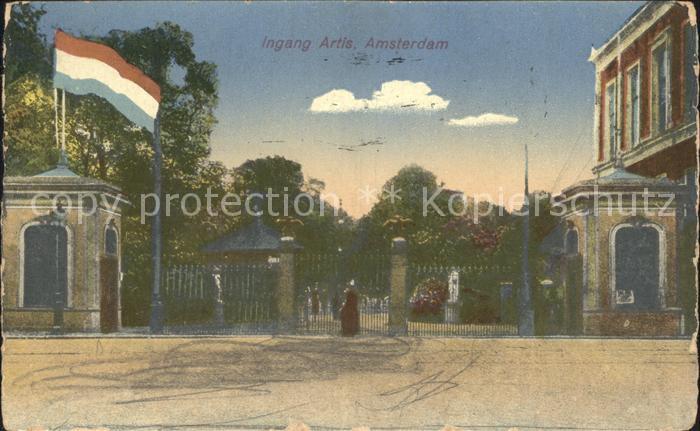Amsterdam Niederlande Ingang Artis