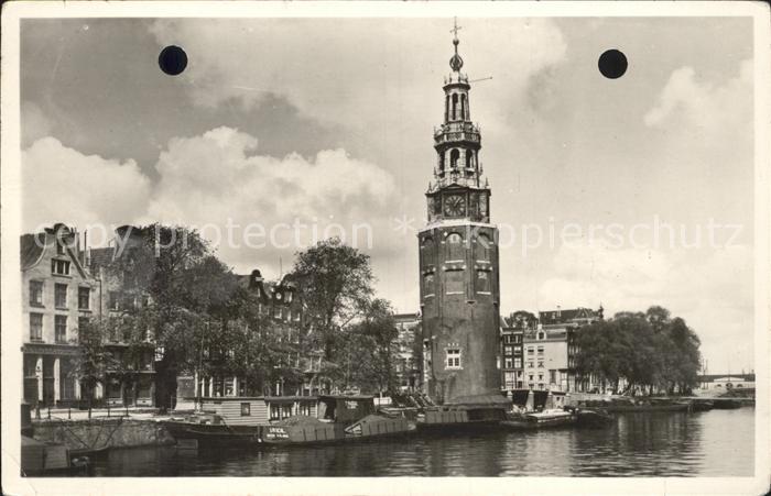 Amsterdam Niederlande Montelbaanstoren