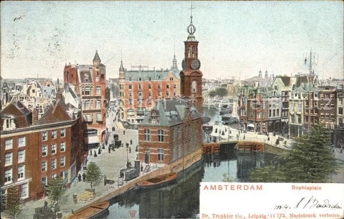 Amsterdam Niederlande Sophiaplein