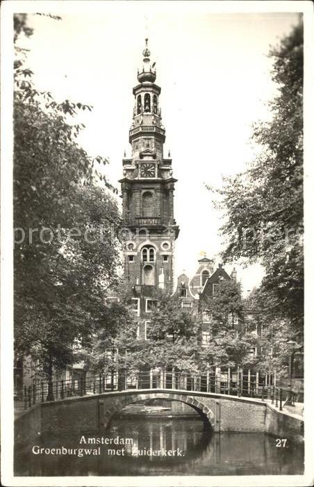 Amsterdam Niederlande Groenburgwal Zuiderkerk