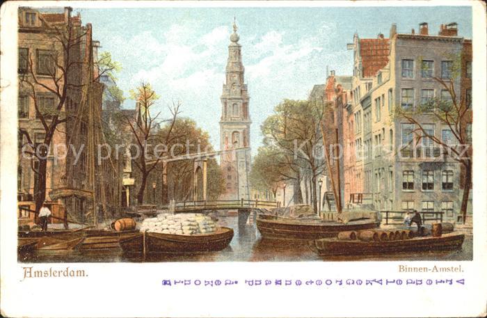 Amsterdam Niederlande Binnen Amstel