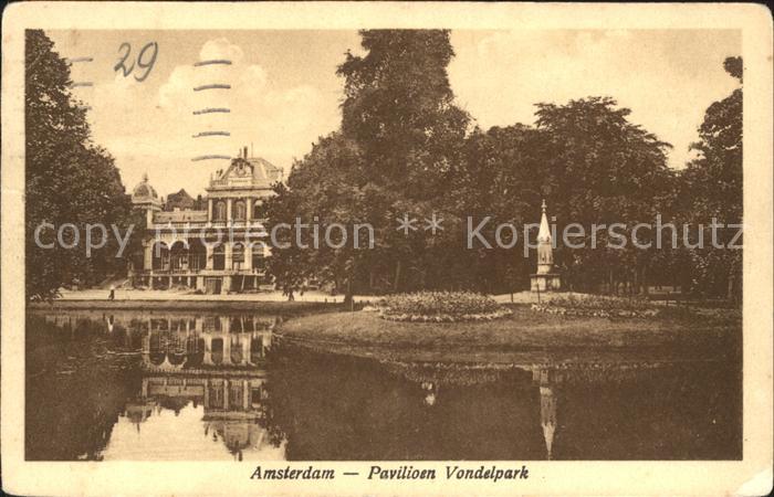 Amsterdam Niederlande Pavilioen Vondelpark
