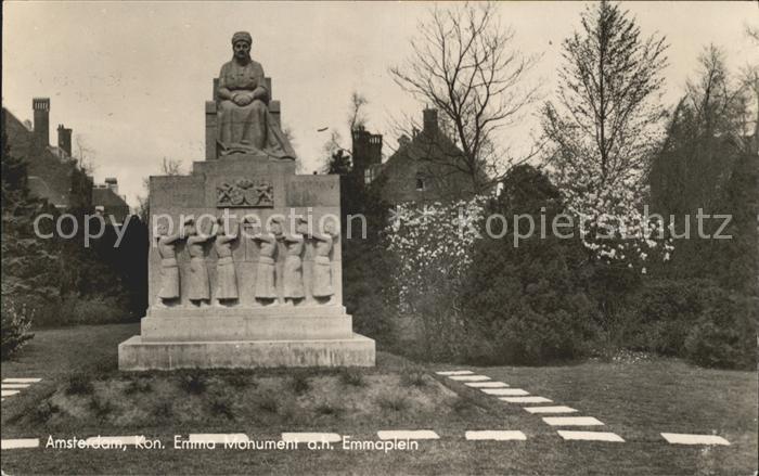 Amsterdam Niederlande Kon Emma Monument Emmaplein