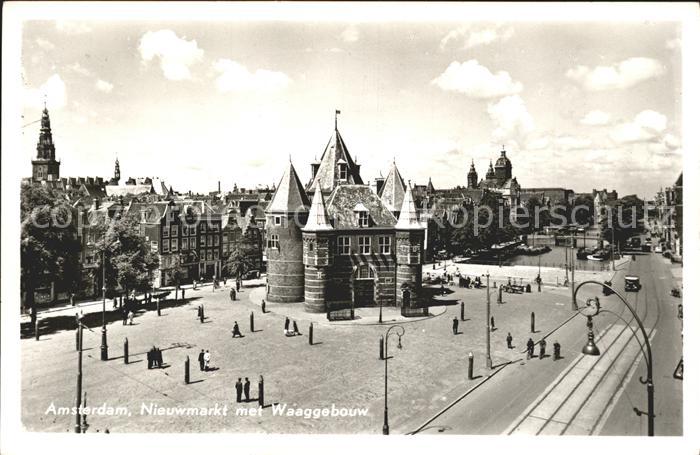 Amsterdam Niederlande Nieuwmarkt Waaggebouw