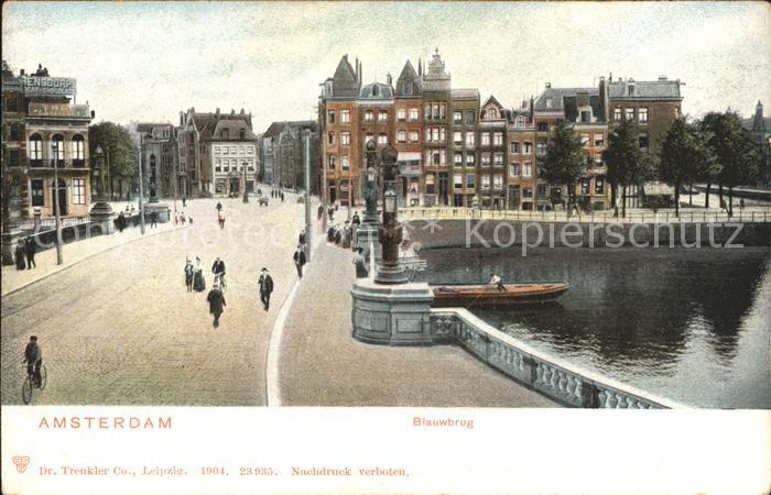 Amsterdam Niederlande Blauwbrug