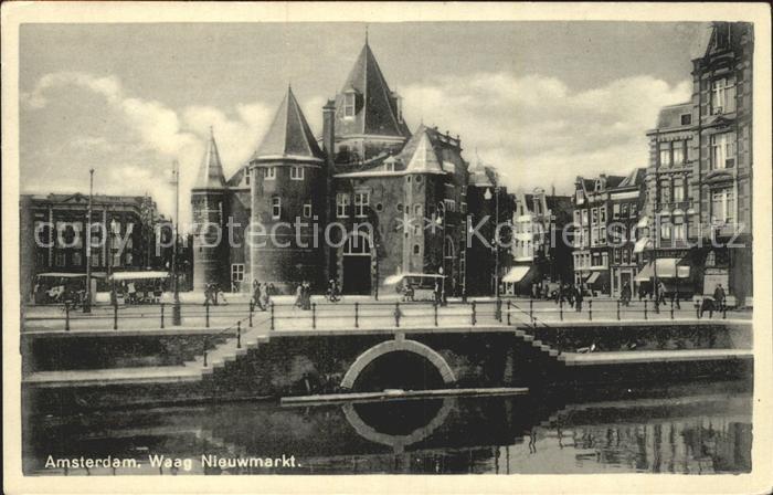 Amsterdam Niederlande Waag Nieuwmarkt