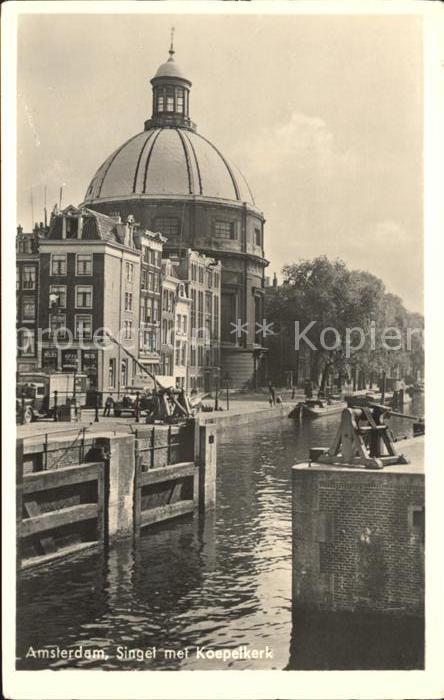 Amsterdam Niederlande Singel Koepelkerk