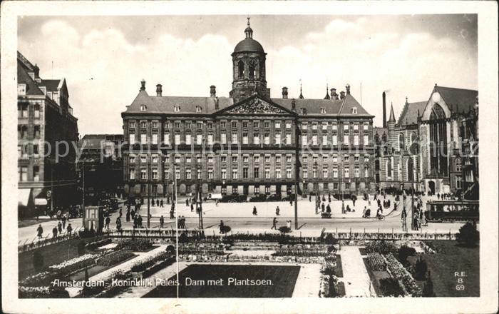 Amsterdam Niederlande Koninklijk Paleis Dam Planstsoen