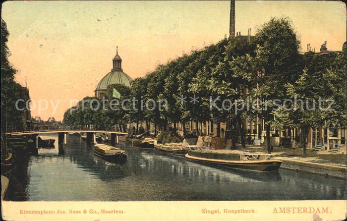 Amsterdam Niederlande Singel Koopelkerk