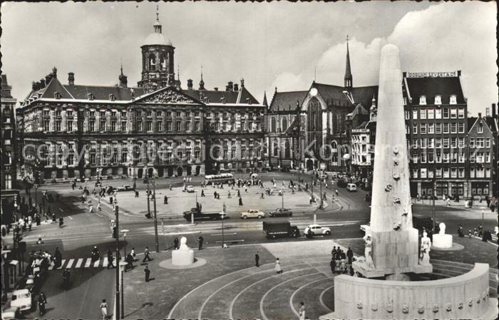 Amsterdam Niederlande Dam Koninklijk Paleis National Monument