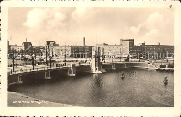 Amsterdam Niederlande Berlagebrug