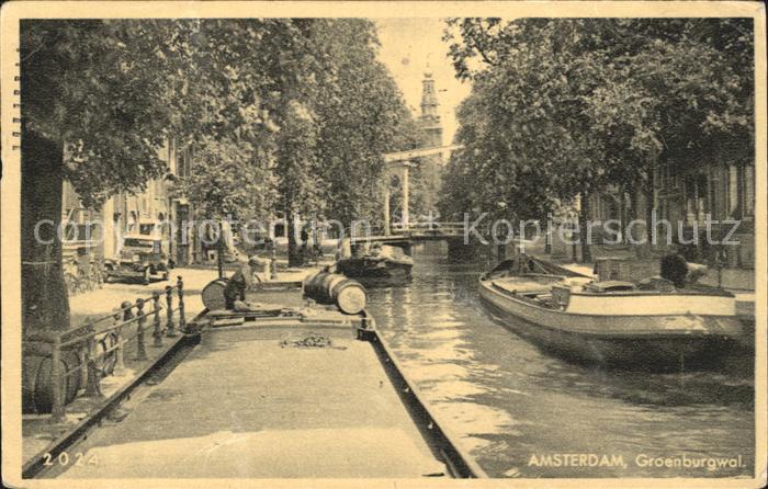 Amsterdam Niederlande Groenburgwal