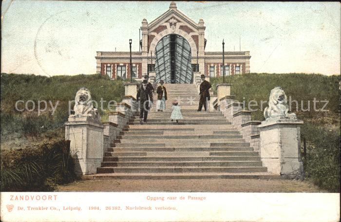 Zandvoort Holland Opgang naar Passage