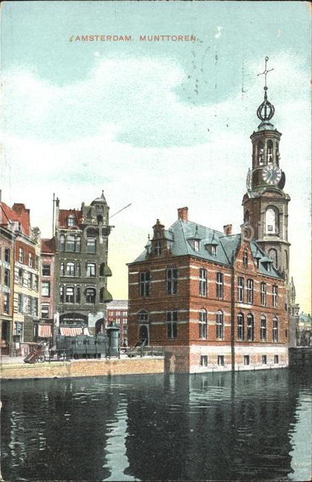 Amsterdam Niederlande Munttoren