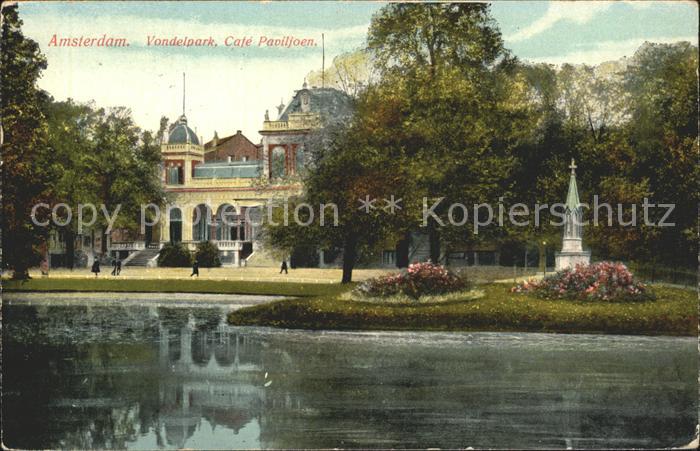 Amsterdam Niederlande Vondelpark Cafe Paviljoen
