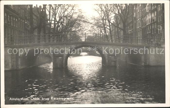 Amsterdam Niederlande brug Keizersgracht