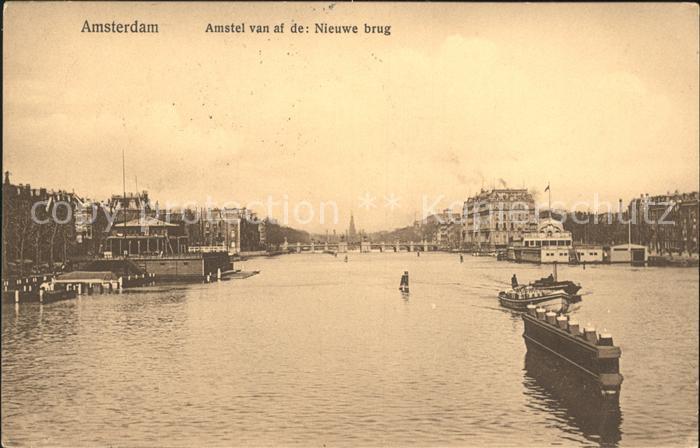 Amsterdam Niederlande Amstel brug