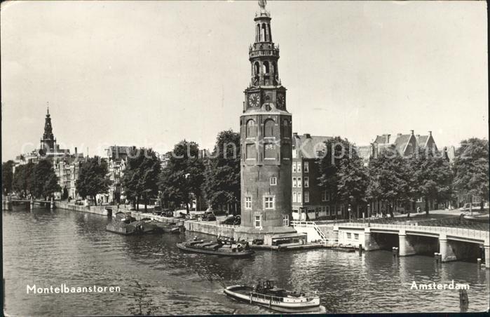Amsterdam Niederlande Montelbaanstoren