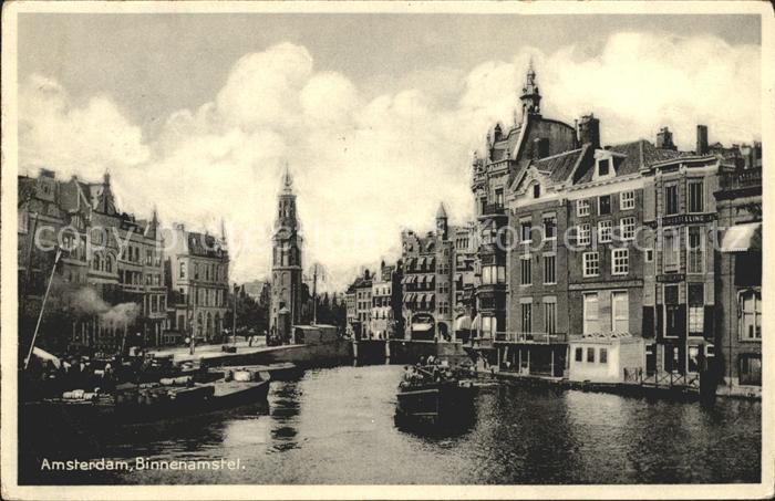 Amsterdam Niederlande Binnenamstel