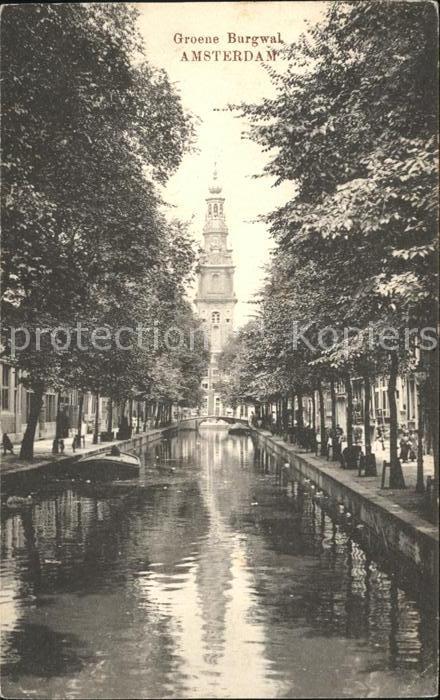 Amsterdam Niederlande Groene Burgwal