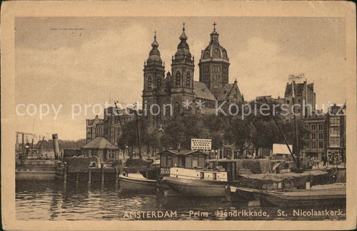 Amsterdam Niederlande Prins Hendrikkade St Nicolaaskerk