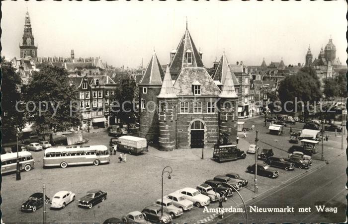 Amsterdam Niederlande Nieuwmarkt Waag