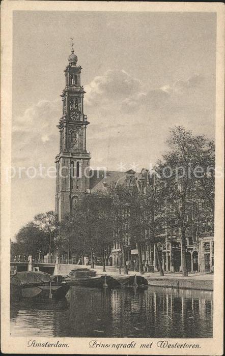 Amsterdam Niederlande Prinsengracht Westertoren