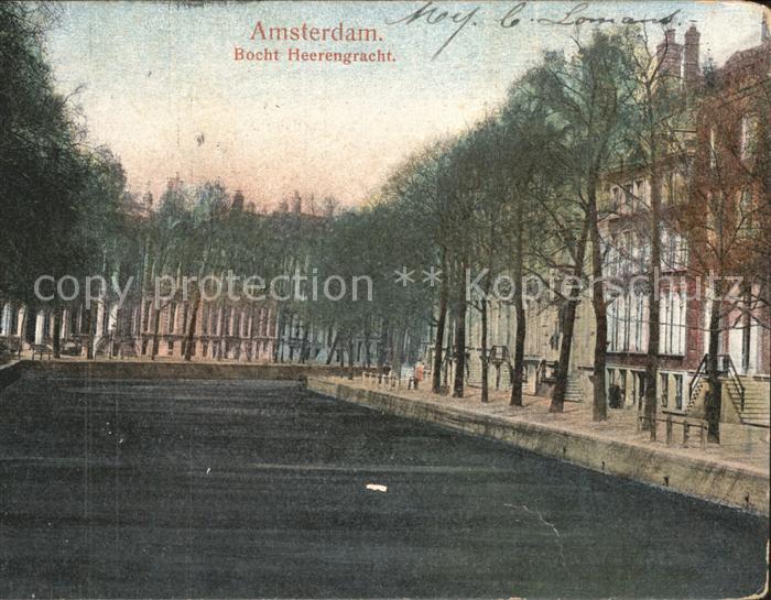 Amsterdam Niederlande Bocht Heerengracht