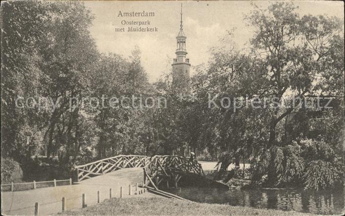 Amsterdam Niederlande Oosterpark Muiderkerk