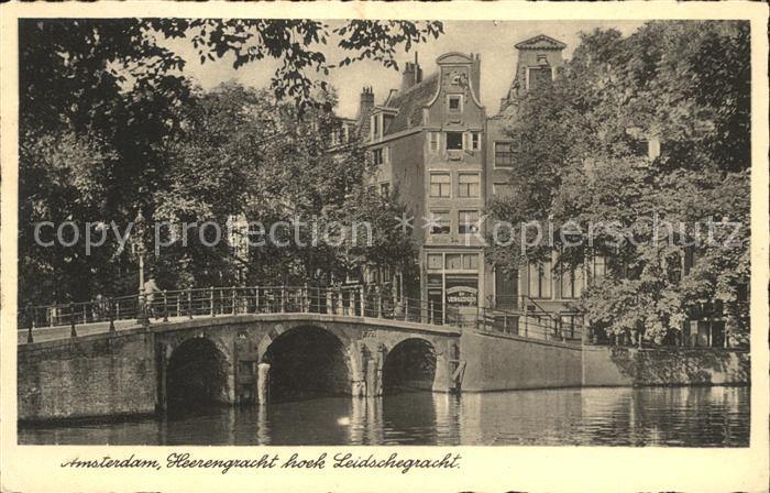 Amsterdam Niederlande Heerengracht Leidschegracht