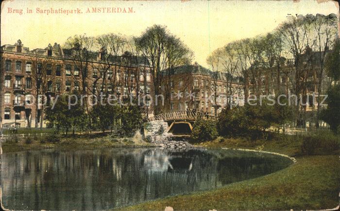 Amsterdam Niederlande Brug Sarphatiepark