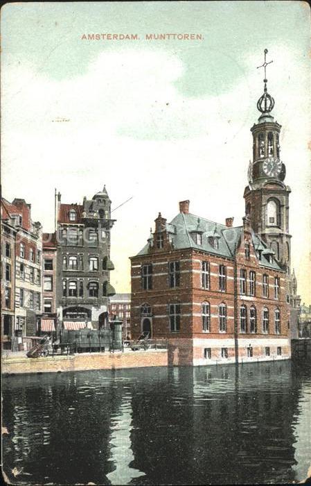Amsterdam Niederlande Munttoren