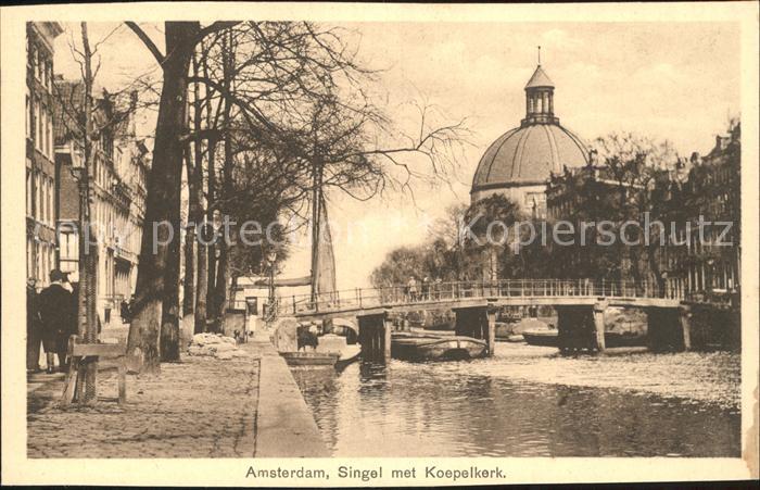 Amsterdam Niederlande Singel Koepelkerk
