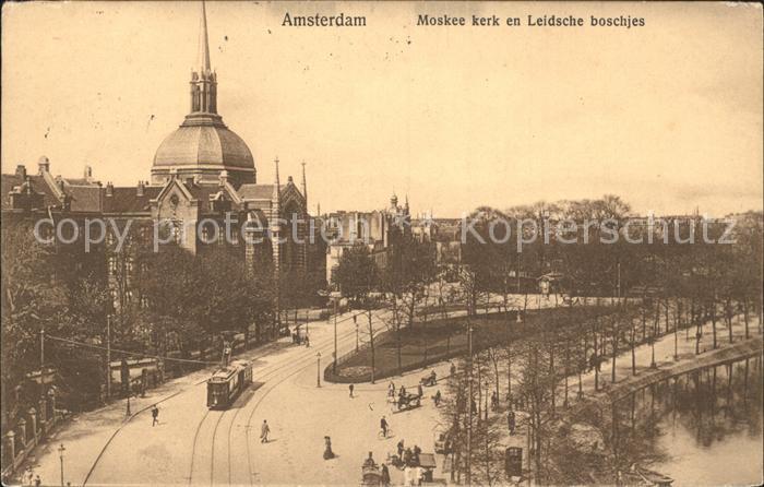 Amsterdam Niederlande Moskee kerk Leidsche boschjes