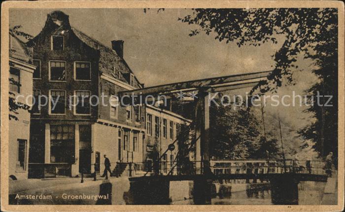 Amsterdam Niederlande Groenburgwal