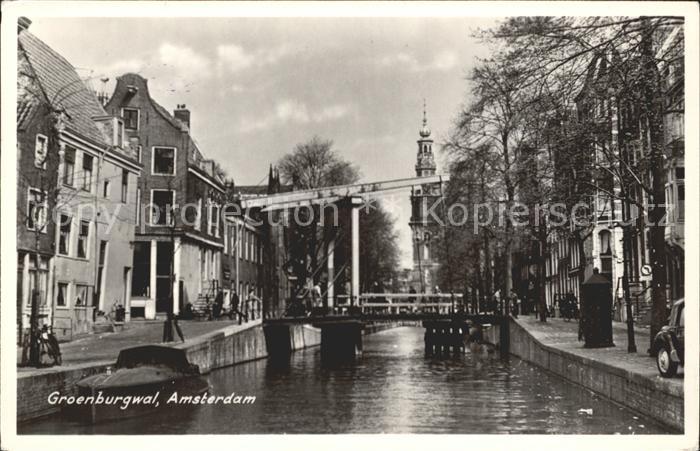 Amsterdam Niederlande Groenburgwal