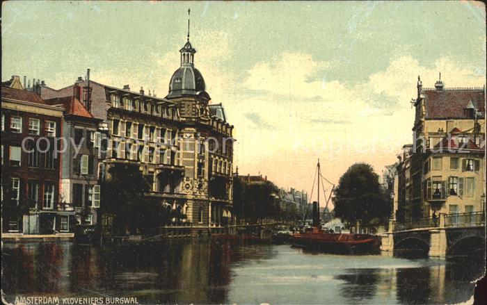 Amsterdam Niederlande Kloveniers Burgwal