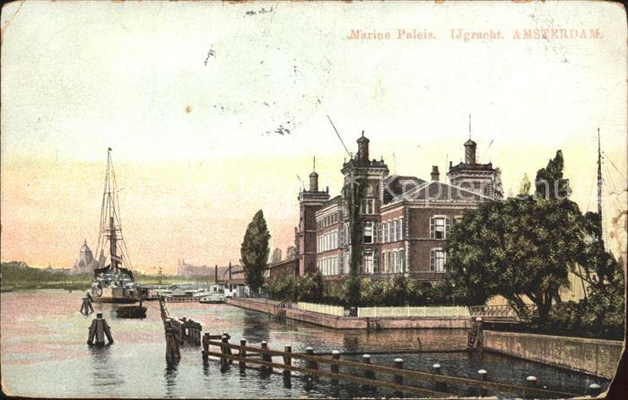 Amsterdam Niederlande Marine Paleis Ijgracht