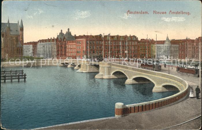 Amsterdam Niederlande Amstelbrug