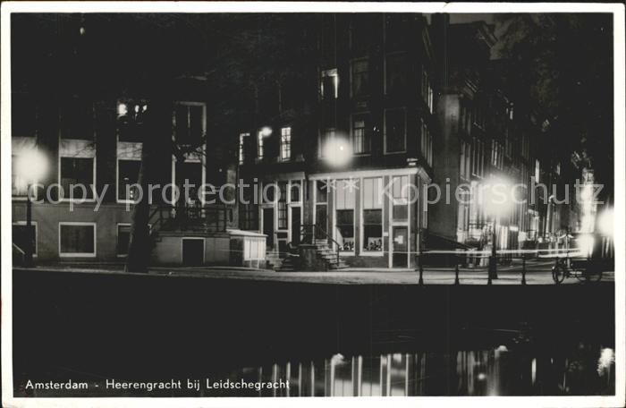 Amsterdam Niederlande Heerengracht Leidschegracht