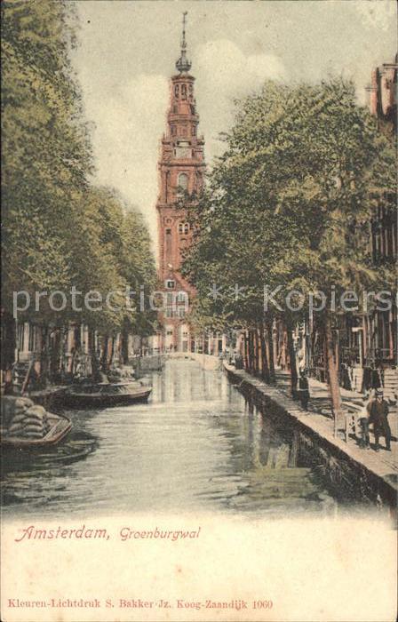 Amsterdam Niederlande Groenburgwal