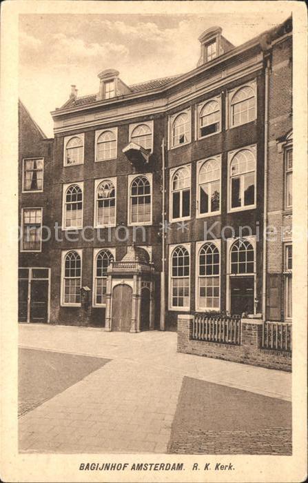 Amsterdam Niederlande Bagijnhof Kerk