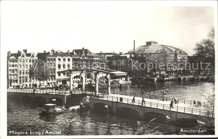 Amsterdam Niederlande Magere brug Amstel