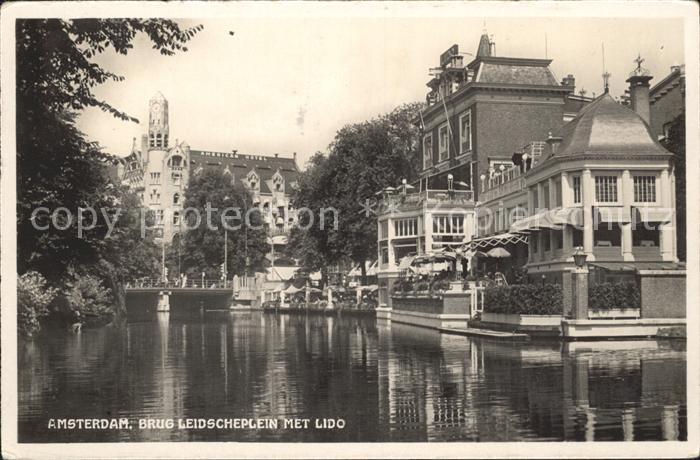 Amsterdam Niederlande Brug Leidscheplein Lido